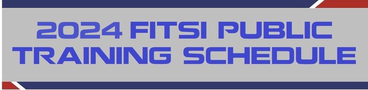 2024 FITSI Public Training Schedule Banner